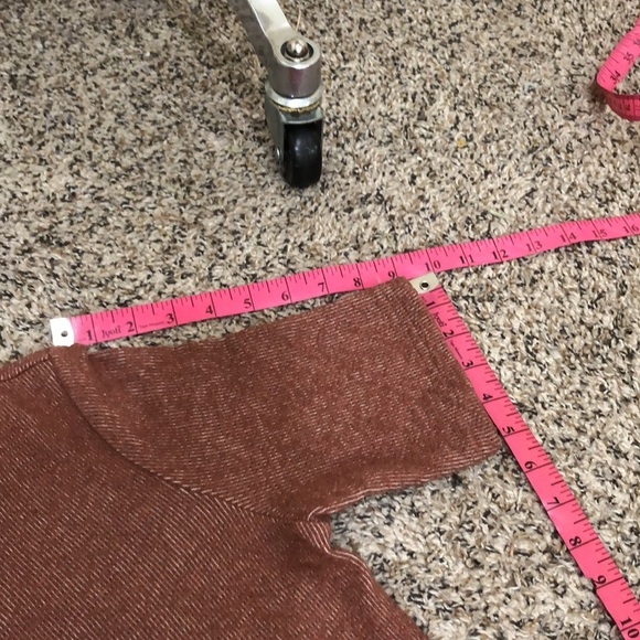 Roolee Midi Sweater Dress Size Small Brick Red - Picture 10 of 12